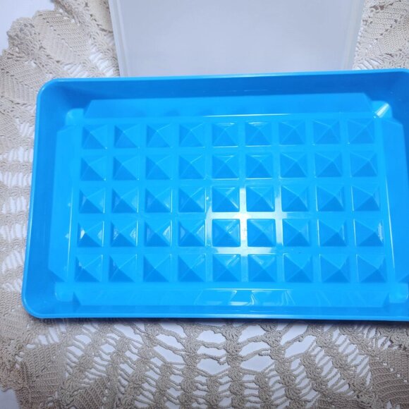 Tupperware Bacon Storage Deli Meat Keeper Cold Cuts Container 1292-8 Vintage - Picture 6 of 7